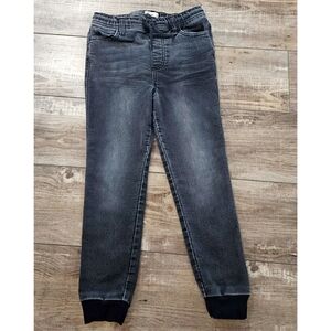 EPIC THREADS Boys' Black Gray Wash Denim Joggers Size Small